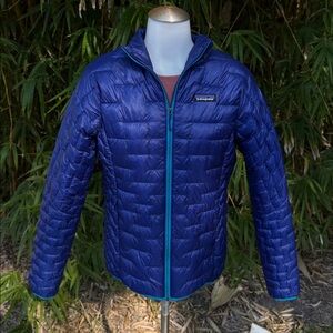 Patagonia Vibrant Blue Puffer Jacket